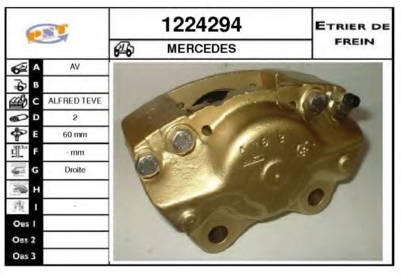 SNRA 1224294 Brake Caliper
